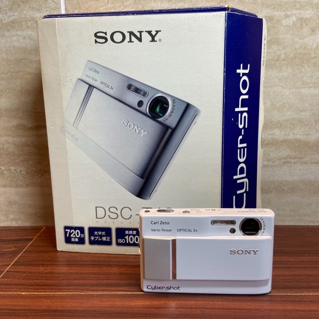 Sony Cyber-shot DSC-T10 7.2MP Digital Camera - Silver for
