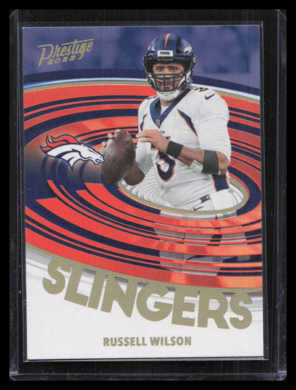2022 Panini Prestige #SL-9 Russell Wilson Slingers Case Hit