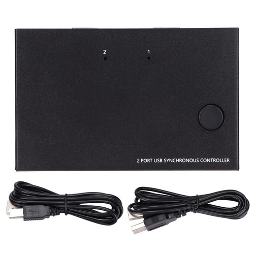AIMOS KVM Switch USB2.0 12mbps Compatibility High Performance Chip Switch Se NEW - Afbeelding 12 van 12