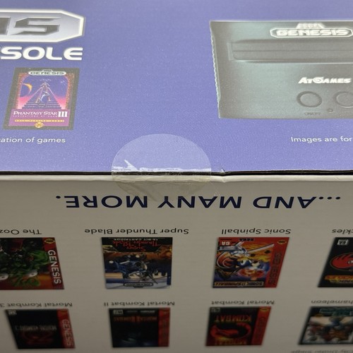SEGA Genesis Classic Black Game Console with 81 Preloaded Games - Sonic, Mortal - Picture 4 of 5
