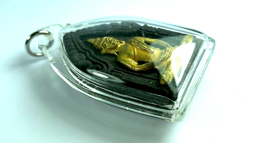 CODE 410 KHUN PAEN MAHASANAE BOTH SIDES YANT PENDANT KRUBA LINE LUCK THAI AMULET - Picture 9 of 13