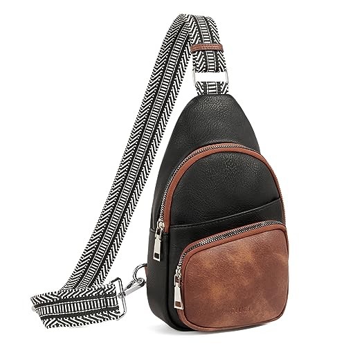  Bolso Bandolera Pequeño para Mujer, Riñonera de Cuero Vegano Bolsos Bandolera para Mujer,  - Imagen 1 de 6
