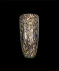 Vetro Artistico Murano Art Glass Vase Millefiori, Multicolor w/ Blue Interior