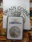2007 American Silver Eagle MS-69 NGC (Blue Label, Early Release) EF142