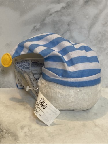 NEU MIT COING Disney's Club Pinguin Lächeln weißer Puffle mit NACHTMÜTZE SELTEN EBC25 - Bild 5 von 5