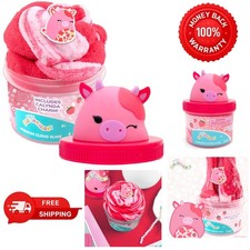 8 oz Strawberry Cloud Slime by Calynda - Perfect for Kids Parties