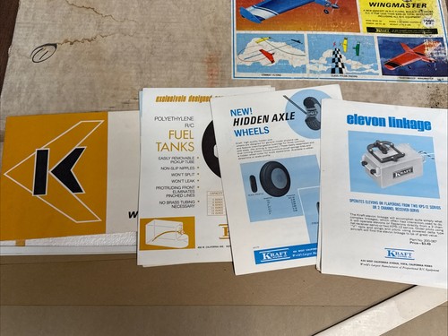 KRAFT SYSTEMS VINTAGE WINGMASTER, FAST BUILD, 56 " SPAN, 40- 60, NEW Open Box - Picture 4 of 9