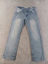 Nations Of Saints Mens Denim Jeans 30x30 Original Bootcut Blue Cotton