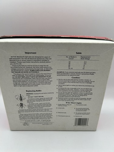 Vintage 1970s Angel Tree Topper Silver Tinsel Lights NOT Working in Box - Picture 2 of 7