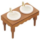  Doll House Accessories Miniature Dollhouse Furniture Sink Bathroom