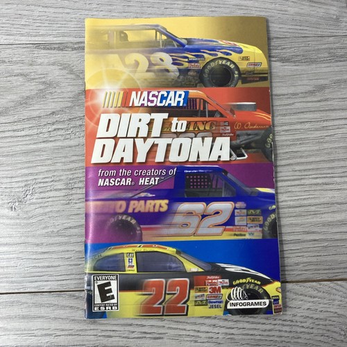 NASCAR: Dirt to Daytona (Sony PlayStation 2, 2002) - NUR Handbuch & Box Art - Bild 3 von 6