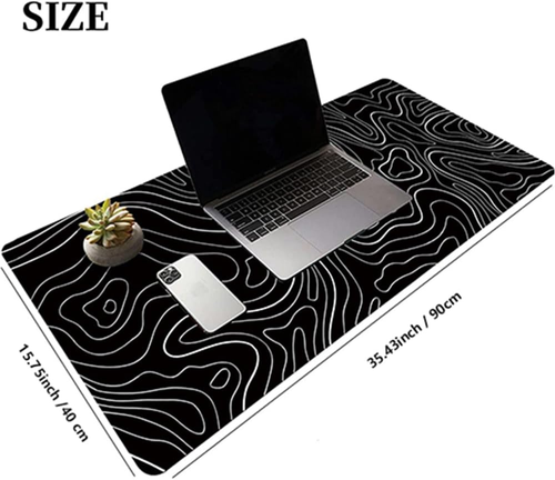 Large Gaming Mouse Pad Extended XXL Mouse Mat Long Desk Pad with Stitched Edges - Picture 7 of 12