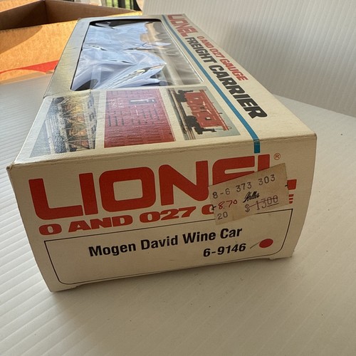 Lionel , Mogen David Wine Car #6-9146 , Vat Car , NEW IN BOX - Picture 12 of 14
