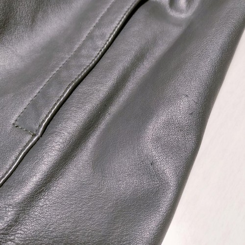 First Down Bxbk Leather Jacket Riders Cowhide M - Picture 6 of 9