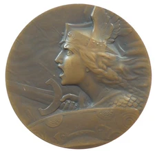 France GALLIA by Pierre-Alexandre Morlon bronze 64mm