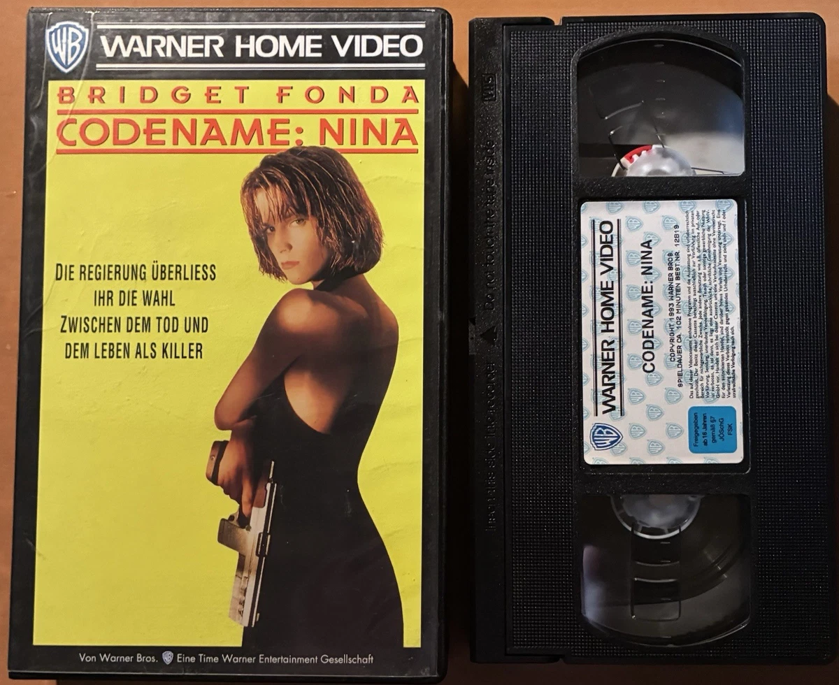CODENAME NINA (1993) - Bridget Fonda, Gabriel Byrne - Warner VHS deutsch