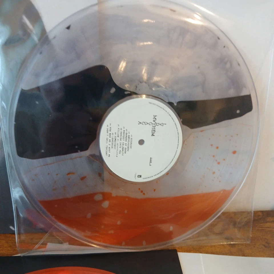 Lady Gaga Mayhem Liquid Filled Vinyl LP . Small Tear as Shown in Pictures. - Image 2 of 4