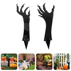 2 stücke Halloween Bodeneinsatz Dekorative Ghost Hand gruselige
