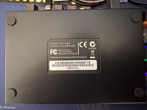 Creative Labs Live! 24-Bit externer Sound Blaster Modell SB0490 *Made in China* - Bild 3 von 3