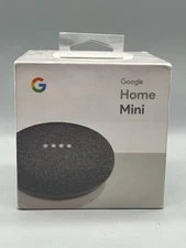 Google Home Mini Smart Speaker Assistant - Charcoal - Sealed
