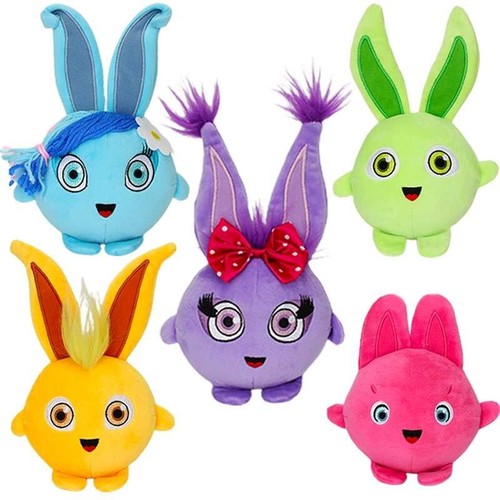 Sunny Bunnies Rainbow Plush Toy Collect All 5 Iris Shiny Hopper Turbo & Boo 20cm - Photo 12 sur 12