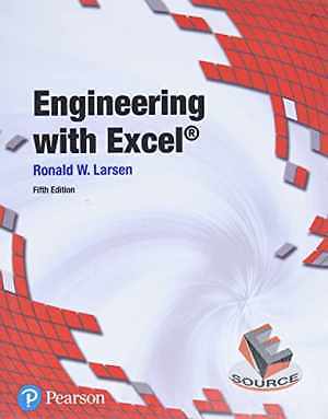 Engineering with Excel - Paperback, by Larsen Ronald - Very Good