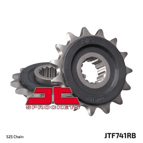 JT Rubber Cushioned Front Sprocket 15 Teeth fits Ducati 1100 Hypermotard Evo 12 - Picture 1 of 3