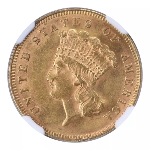 1878-P $3 Gold Indian Princess NGC MS63