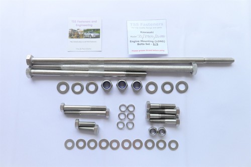 Kawasaki Z1/Z900/Z1000 - Engine Mounting Bolts Set - Stainless Steel - Picture 5 of 6
