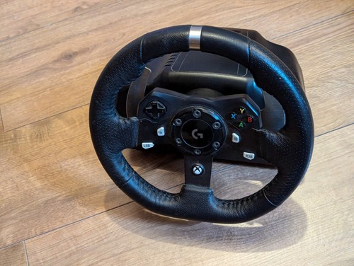 Wheel ONLY Logitech G920 Driving Force steering racing wheel for Xbox PC READ B - Afbeelding 2 van 21