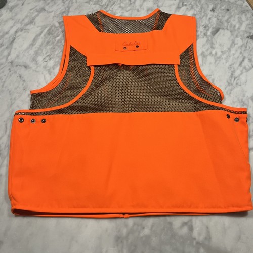 Cabela’s Hunting Vest Men Medium Outdoor Gear Men’s Blaze Orange Duck Hunting - Picture 5 of 10