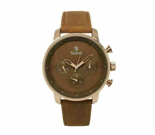 Slava SL10214 Cuarzo Analógico Impermeable Cronógrafo Hombre Reloj Pulsera Calendario - Imagen 16 de 16