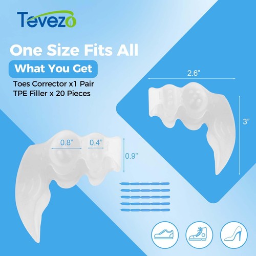 Adjustable Bunion Corrector & Toe Separators for men & women - Relieve Bunion... - Picture 5 of 6