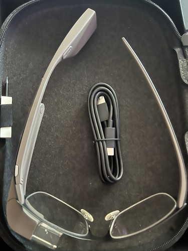 Google Glass Explorer Edition Model XE-C Shade Eyeglasses Frame Shade Buds Case - Picture 7 of 24
