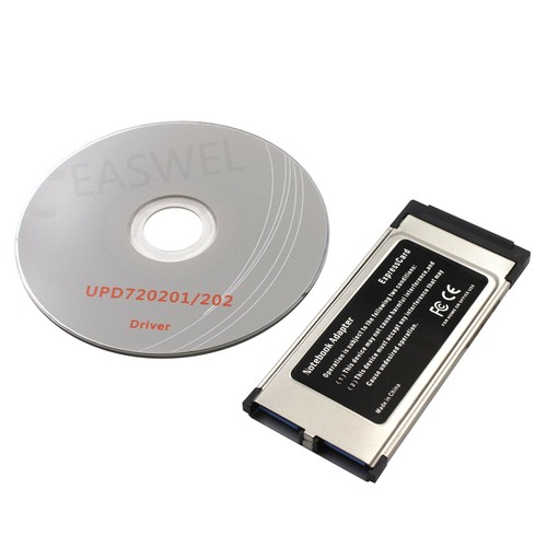 2 Port USB 3.0 Express Card Express Card 34mm NEC UPD720202 Hidden Adapter - 第 1/1 張圖片