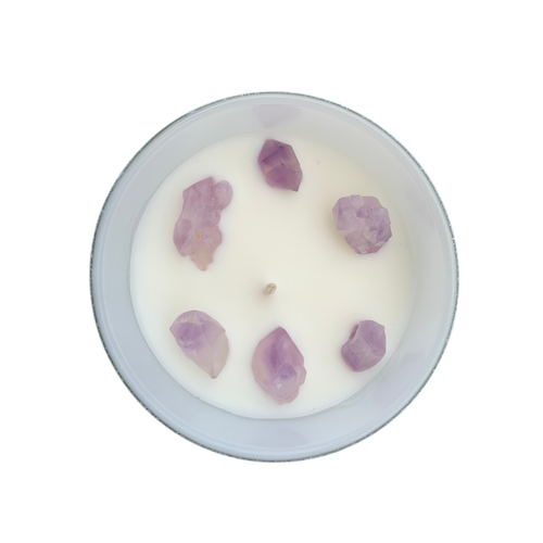 Soy Wax Crystal Gemstone Aromatherapy Scented Candle 500g - Picture 4 of 6