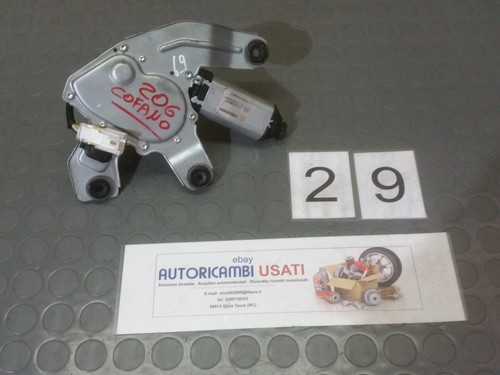 MOTORINO TERGICRISTALLO POSTERIORE PEUGEOT 206 (2004) 9651169580 - Foto 1 di 3
