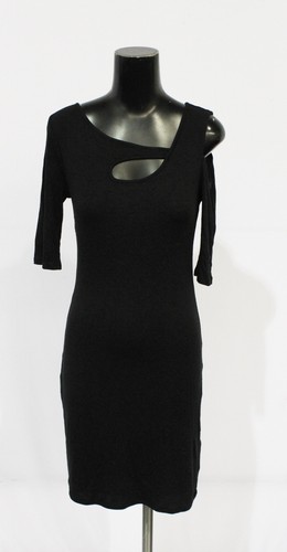 Xandra Cut Out Ribbed Knit Dress DM9 