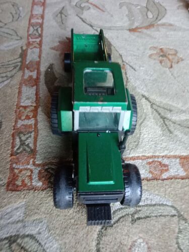 Vintage Nylint Metal Farm Truck And Trailer Vtg Collectible Toy , Green 18" L - Picture 3 of 8
