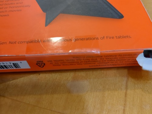 OEM Amazon Fire 7 Cover 9th Generation 2019 release Charcoal Black  - Picture 5 of 5