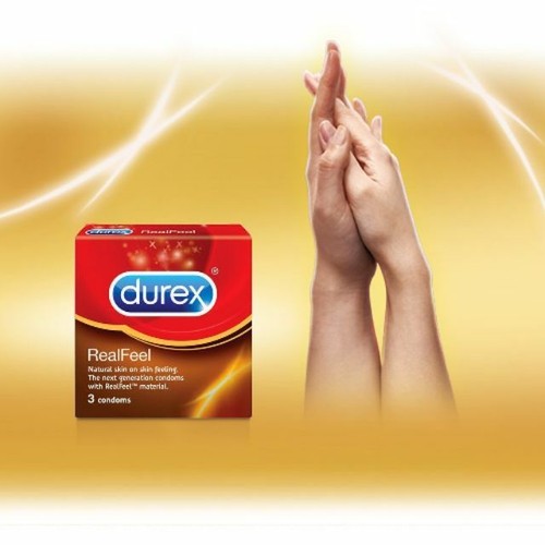 DUREX Real Feel Condom Buy 2 Free 1 Natural Skin Feel Express Shipping Service - Picture 2 of 4