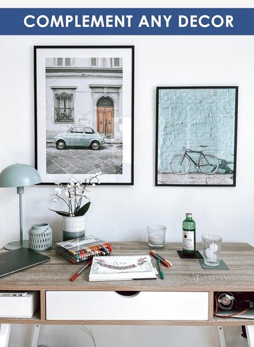 8.5 by 11 Picture Frame Black, Picture Frames 8.5 X 11 for Wall Mounting Display - Picture 5 of 6