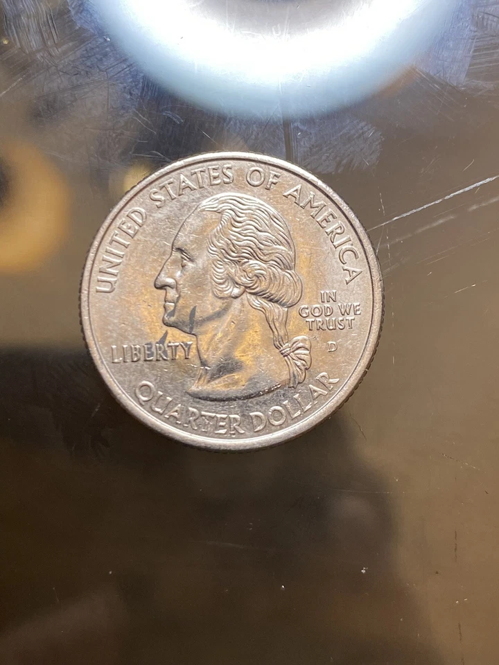 US 2001-P /New York State (1788) Quarter HUGE RARE ERROR In Word Freedom - Image 3 of 4