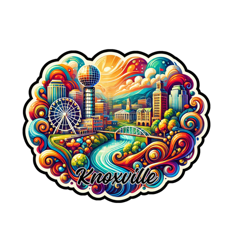 Knoxville Tennessee Fridge Magnet - Picture 3 of 5