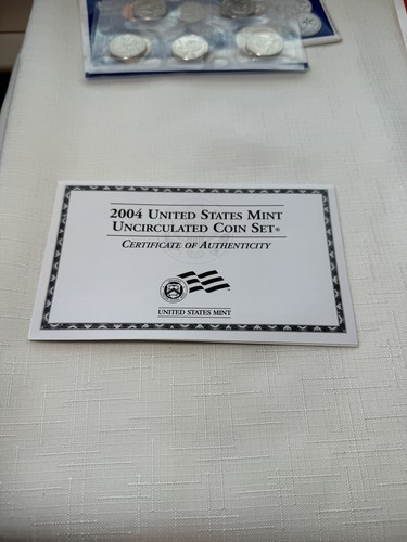 2004 P&D Uncirculated U.S Mint Set In OGP With COA🔥22 Coins🔥 - Picture 10 of 12