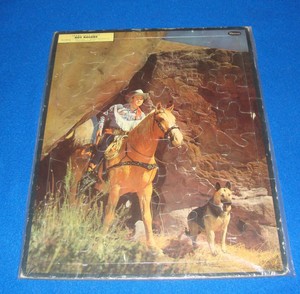 Vintage-Roy-Rogers-amp-Trigger-11-1-2-034-x-14-1-2-034-Tray-Puzzle-From-Whitman-1953