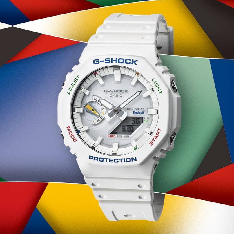 CASIO G-SHOCK GA-B2100FC-7AJF Multi Color Accents Bluetooth Solar 