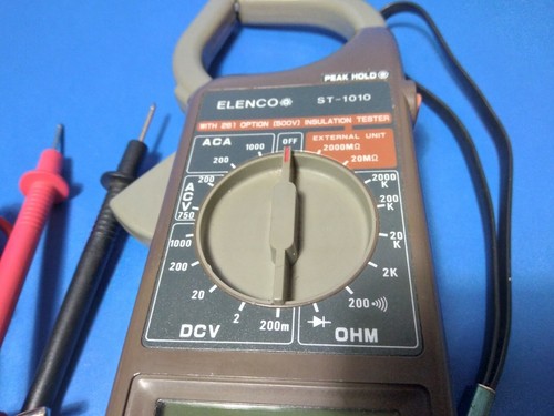 Elenco st-1010 Clamp Digital Multimeter Tested - Picture 2 of 7