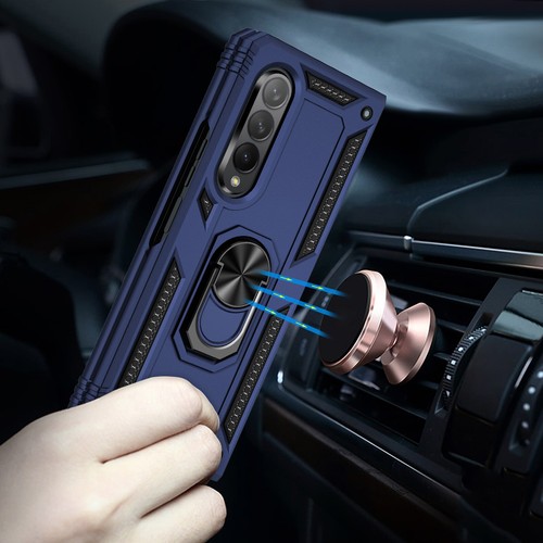 Für Samsung Galaxy Z Fold5 Fold4 Fold3 Stoßfest Gummi Ring Ständer Hülle Cover - Bild 31 von 92