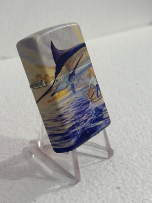 ORIGINAL Zippo Feuerzeug GUY HARVEY MARLIN Angelstück 540 NEU IN BOX SCHNELLER VERSAND